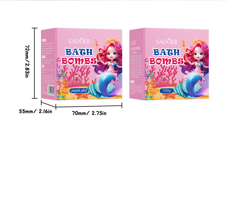 Shell Bath Salt Balls SADOER Deep Cleansing Body Bath Bath Salts Cross-Border Foreign Trade Wholesale