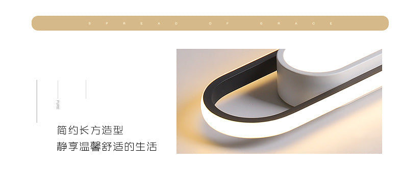 Aisle Light Corridor Light Modern Simple Entryway Porch Balcony Light Iron Art Long Strip Cloakroom led Ceiling Light Fixtures