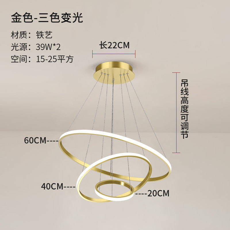Dining Room Chandelier Nordic Modern Minimalist Dining Room Elegant and Luxurious led Chandelier Home Bedroom Living Room Chandelier