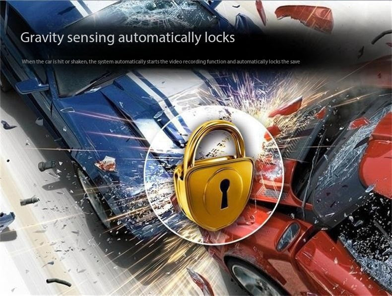 4Lens360Degree2k Ultra-high-definition infrared car night vision dashcam with reversing camera wifi Interconnection