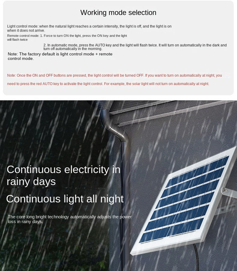500W Solar Light Outdoor Waterproof Super Bright Garden Light Yard Community Square LED Solar Floodlight Wholesale