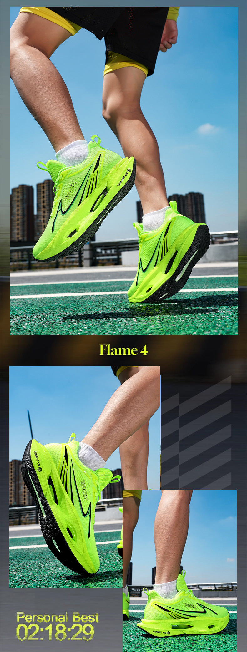 2025New Flying Wing Breathable Shock Absorption Running Shoes Summer Youth Racing Carbon Plate Lightweight Men and Women Sports Shoes