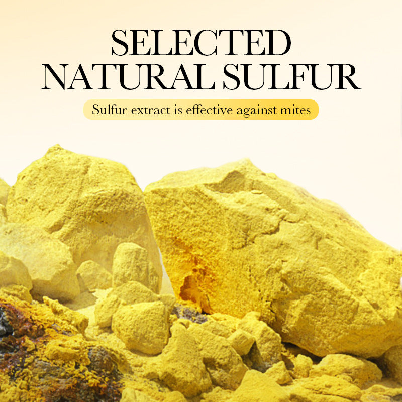 Sulfur Mite Removal Soap125gSADOER Universal Handmade Soap for Body Cleansing, Fragrant Soap, Cross-Border Wholesale