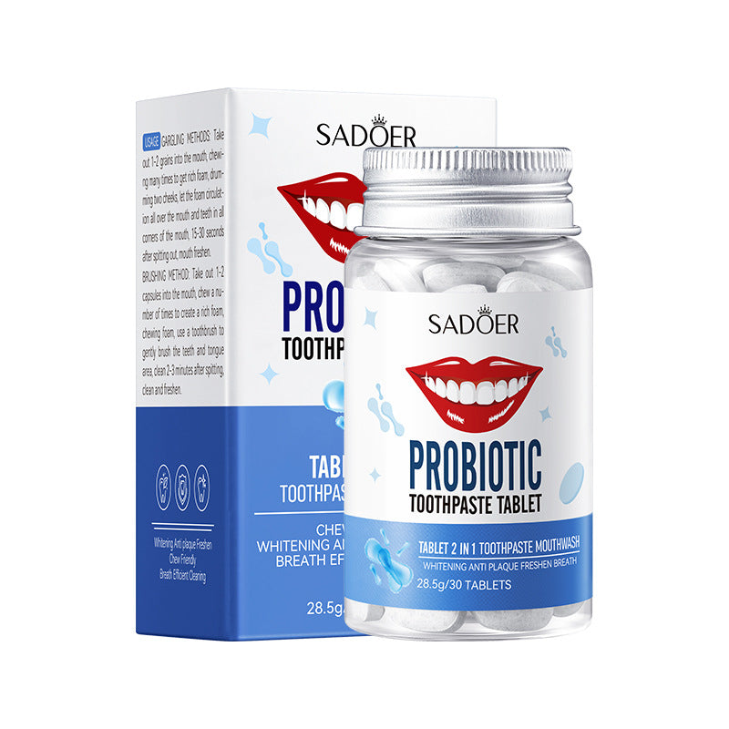 All-English Solid Toothpaste Series SADOER Sakura Whitening Anti-Yellowing Teeth Cleaning Toothpaste  Wholesale