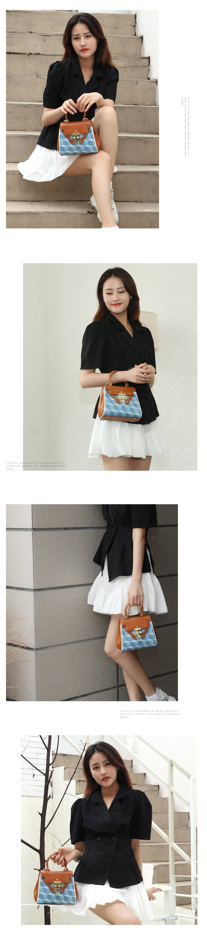 Internet Celebrity Kelly Small Square Bag for Women, Fashionable New Simple Handbag, Student Shoulder Crossbody Bag, Trendy Women's Bag Wholesale