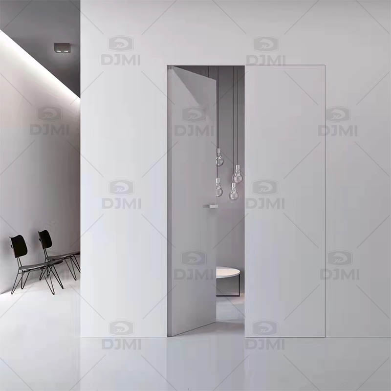 Best Price Manufacturers Direct Aluminum Frame Hidden Hinge Interior Door Invisible Wooden Door