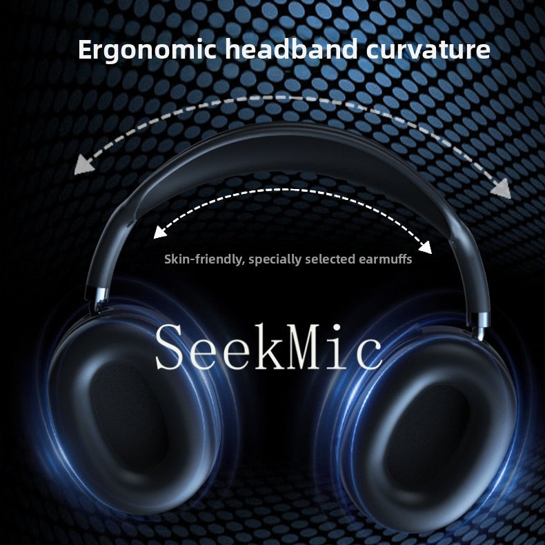 New Wireless Bluetooth Headset Head-mounted Music E-sports Game Long Battery Life Head-mounted Telephone Bluetooth5.4