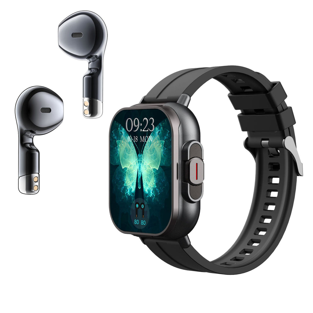 D8 Pro Smart Watch Bluetooth Call True Heart Rate Step Sleep Monitoring Hidden Bluetooth Earphone Sports
