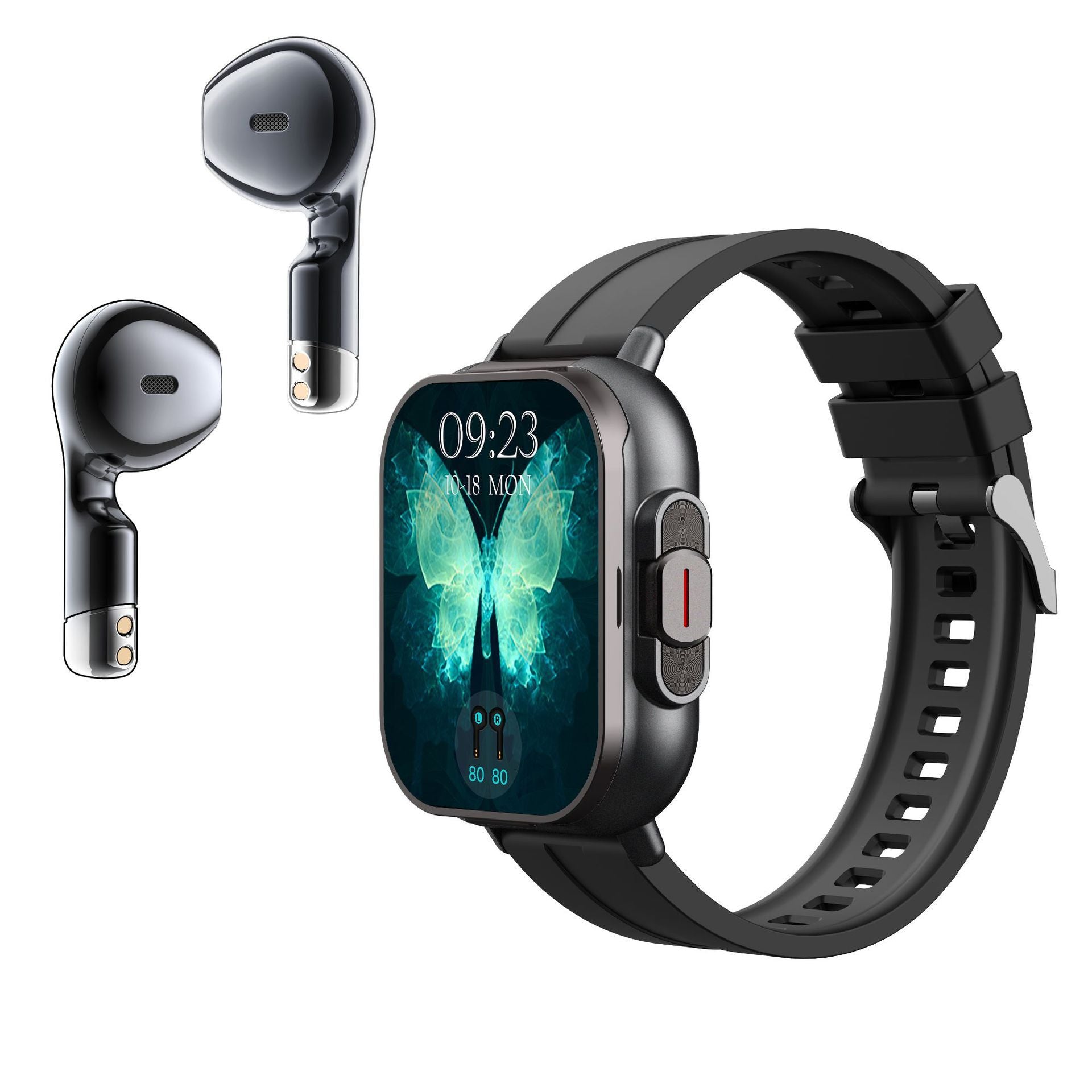 D8 Pro Smart Watch Bluetooth Call True Heart Rate Step Sleep Monitoring Hidden Bluetooth Earphone Sports