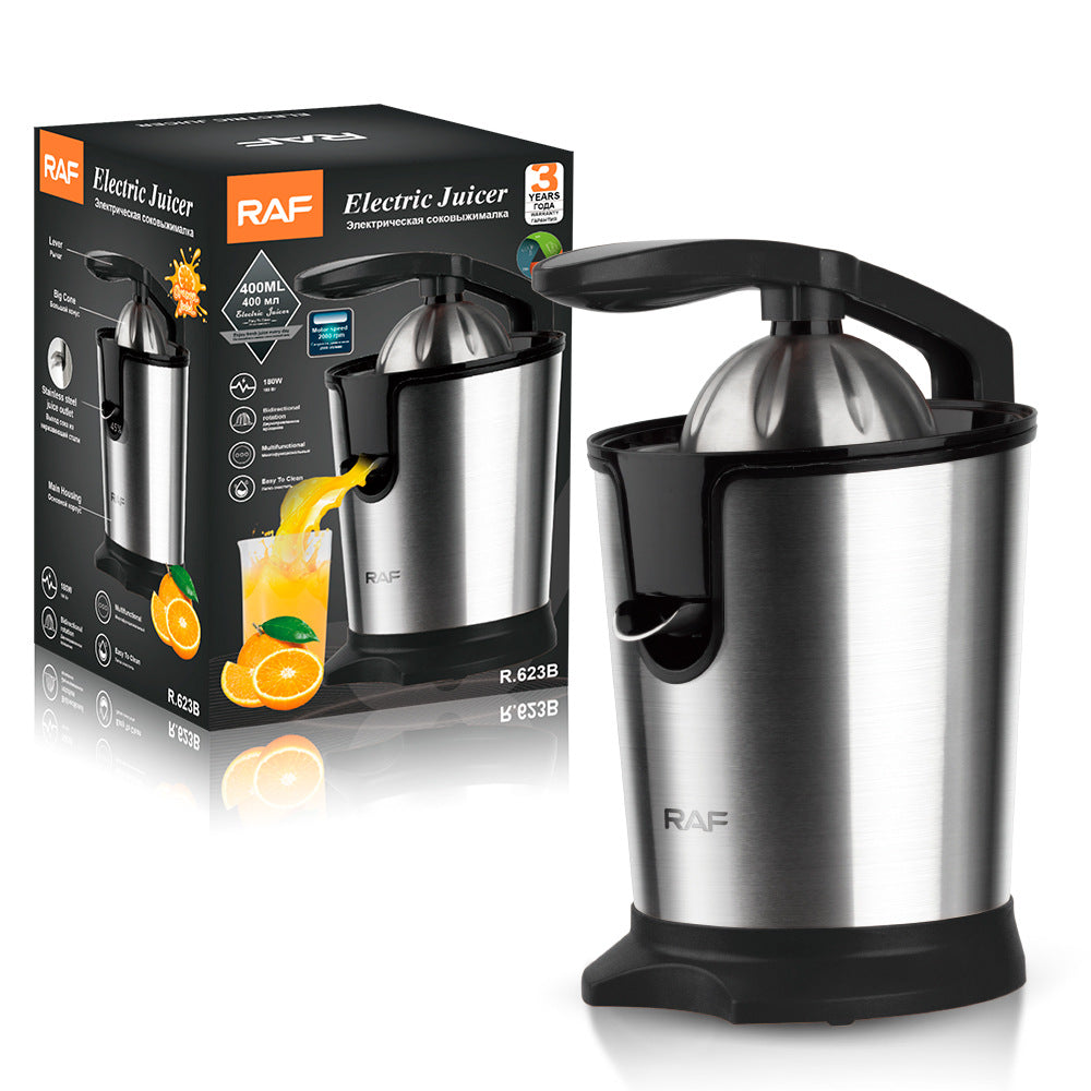 RAF EU Standard Freshly Squeezed Electric Orange Juicer Original Freshly Squeezed Pure Fruit Orange Juicer Fully Automatic Household Separator