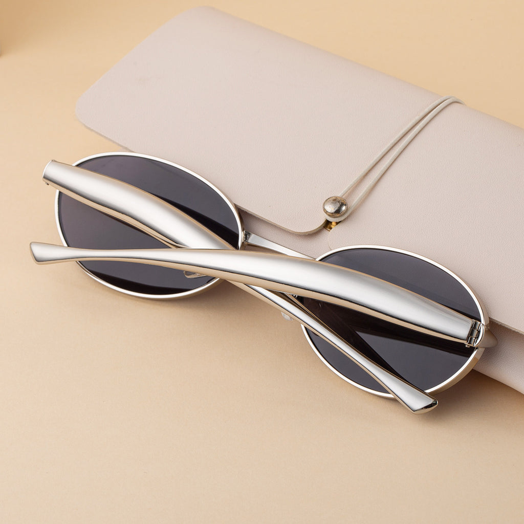 Oval Sunglasses for Women2025New European and American Style Personality Sunglasses with High-end Feel, Sun Protection, Trendy Fashion Glasses