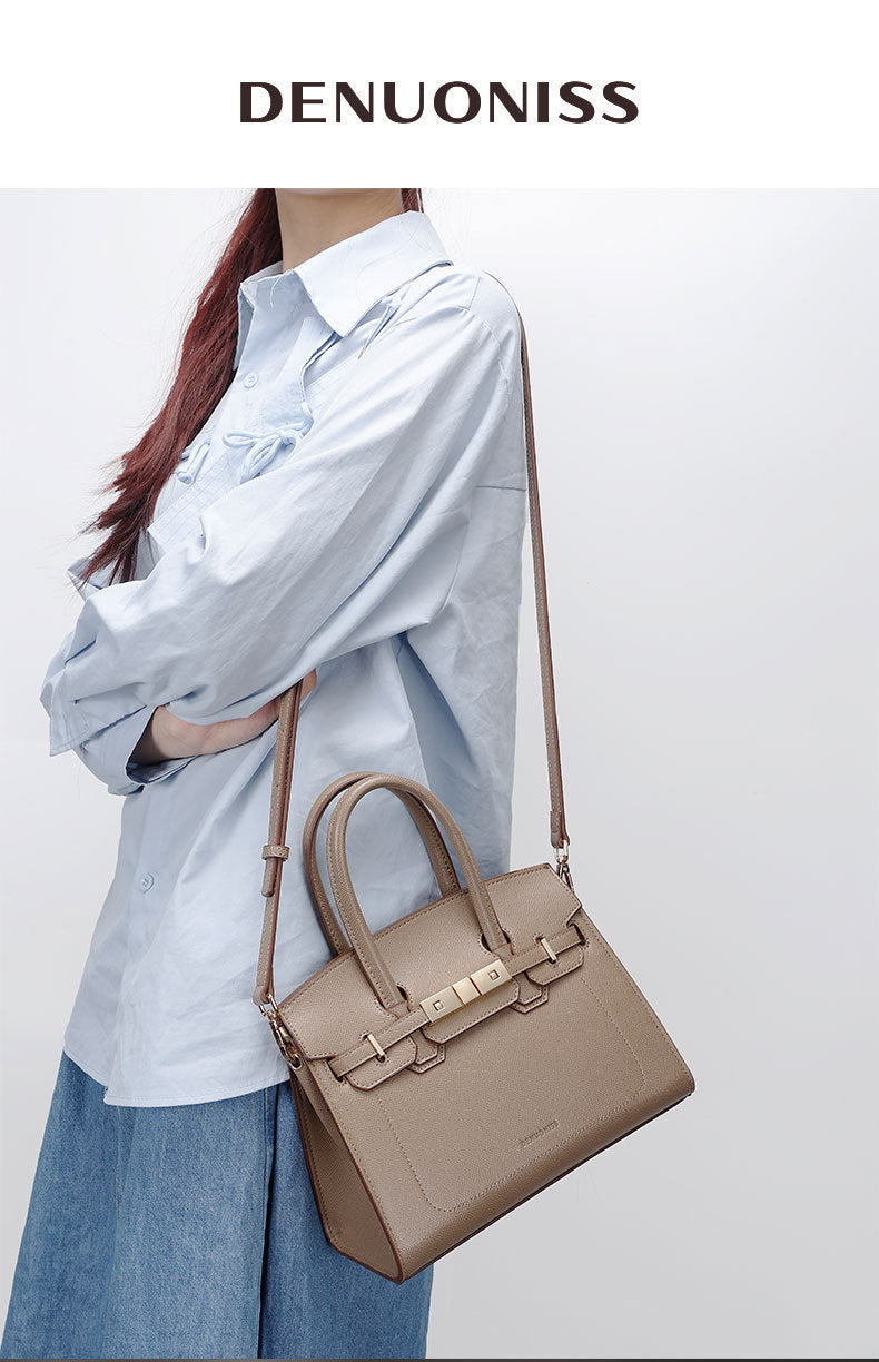 Original Design Birkin Bag Handbag for Women Commuting Large Capacity Shoulder Crossbody Bag Light Luxury Versatile Fashion Tote Bag