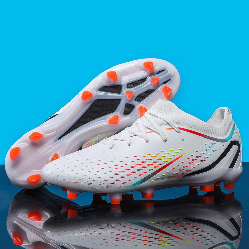 New Style Spike Soccer Shoes for Men, Students, Adults, Grass Training Long Spike Non-Slip Professional Competition Football Shoes