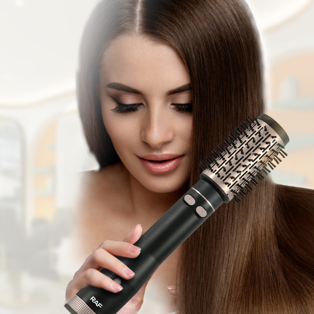 RAF European Standard Curling and Straightening Dual-use Hair Styling 3-in-1 Hot Air Brush Automatic Curling Iron Electric Hair Dryer