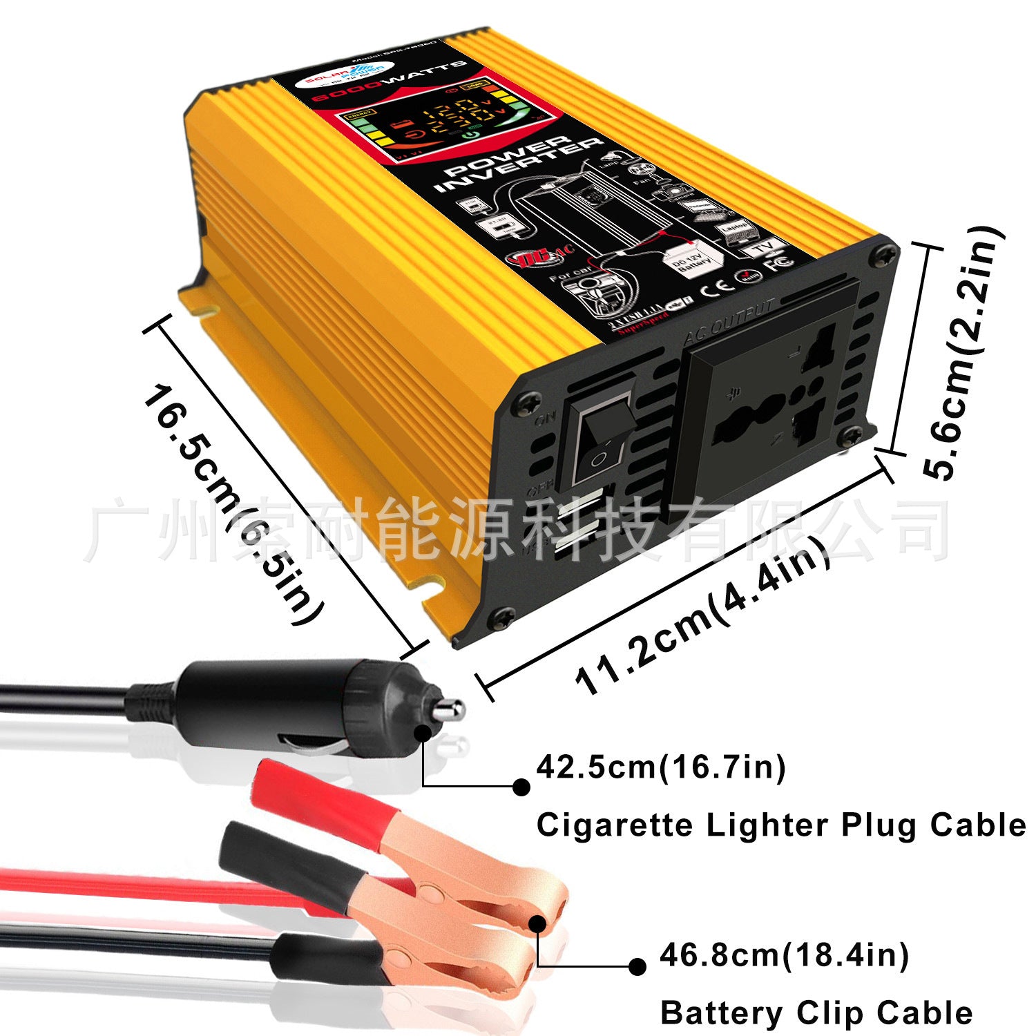12V Solar Energy Kit System: Inverter 30A Controller 18W Solar Panel Solar System