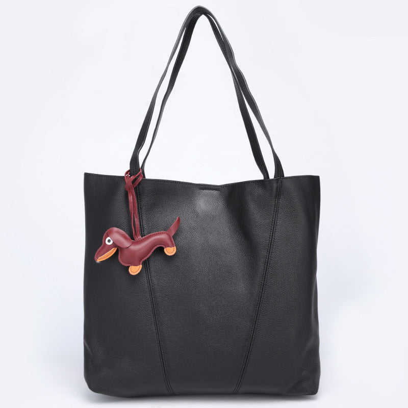 Lazy Style Tote Bag Large Capacity Underarm Shoulder Bag Casual Versatile Letter Bag