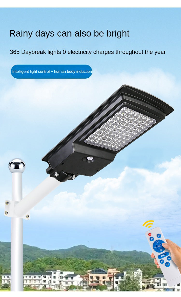 200W 400W Integrated Human Body Sensing Solar Wall Led Street Light