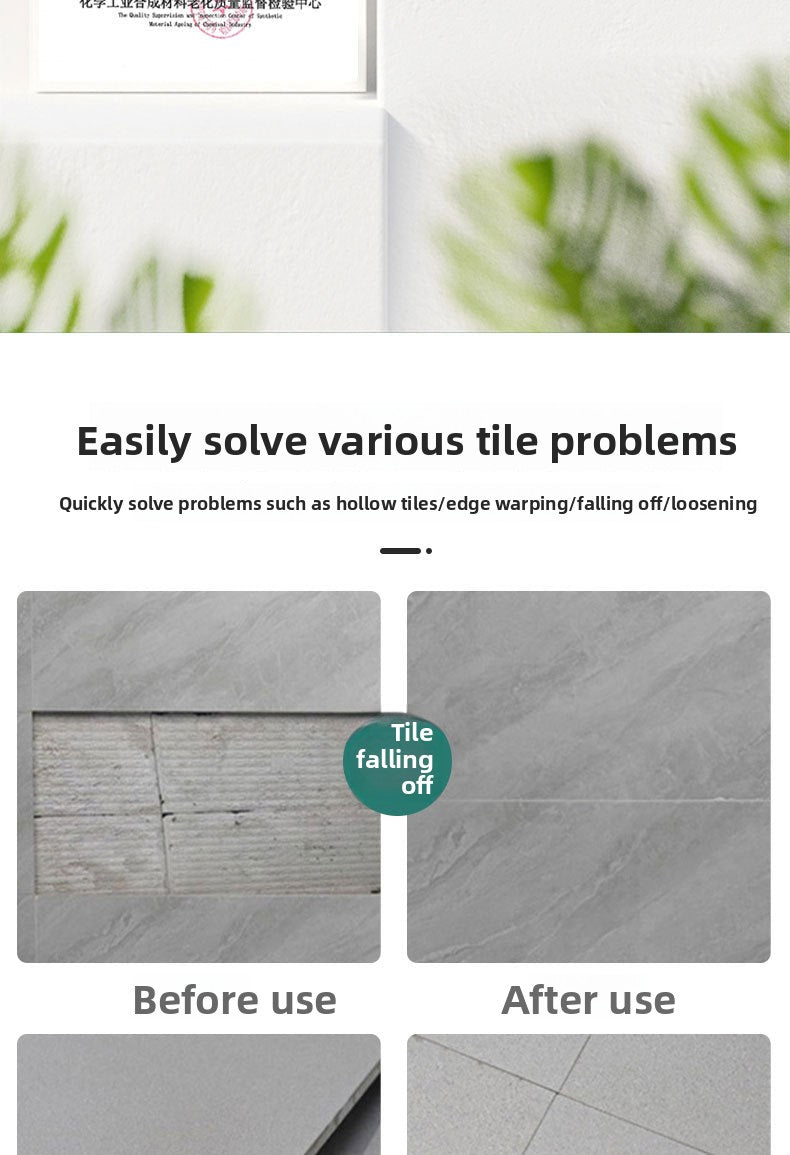 Tile Void Filler Water-Based Odorless Tile Adhesive Strong Glue Wholesale Ceramic Tile Repair