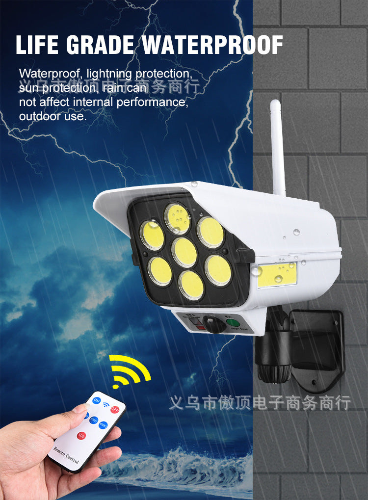 Solar Simulation Surveillance Light Outdoor Lighting LED Human Body Sensor Anti-Theft Light Garden Light Street Light