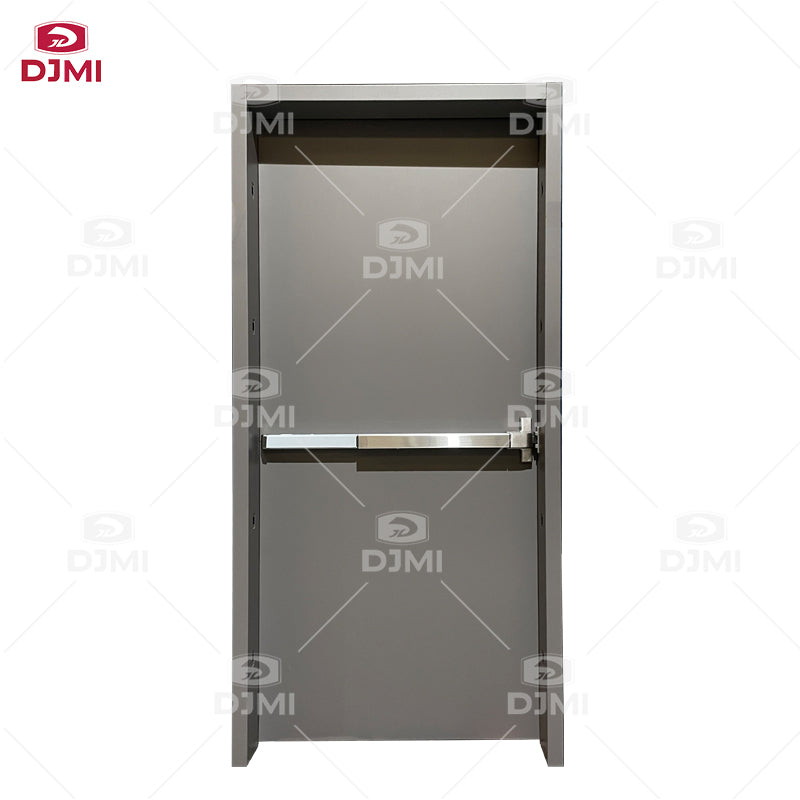 Factory Direct Supplier Security Emergency Exit Fire Resistant Single/double Doors With Push Bar