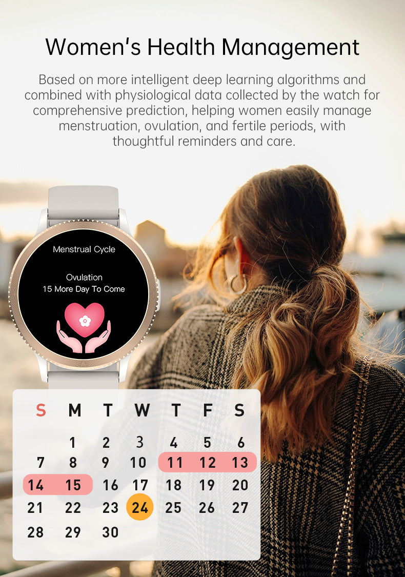 T01Smart Watch1.39inch Bluetooth call, heart rate monitor, step counter, sleep monitoring, message notifications, exercise