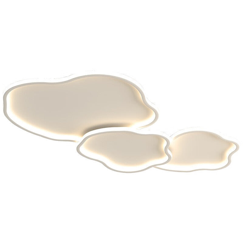 Cream Ceiling Light Minimalist Style Master Bedroom Light Cloud Hall Living Room Eye Protection Simple Room Light Full Spectrum Smart