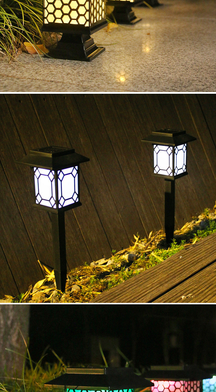 New Solar Lawn Light Garden Light Outdoor Waterproof Garden Villa Ground Light Landscape Decoration Dual-use Street Light