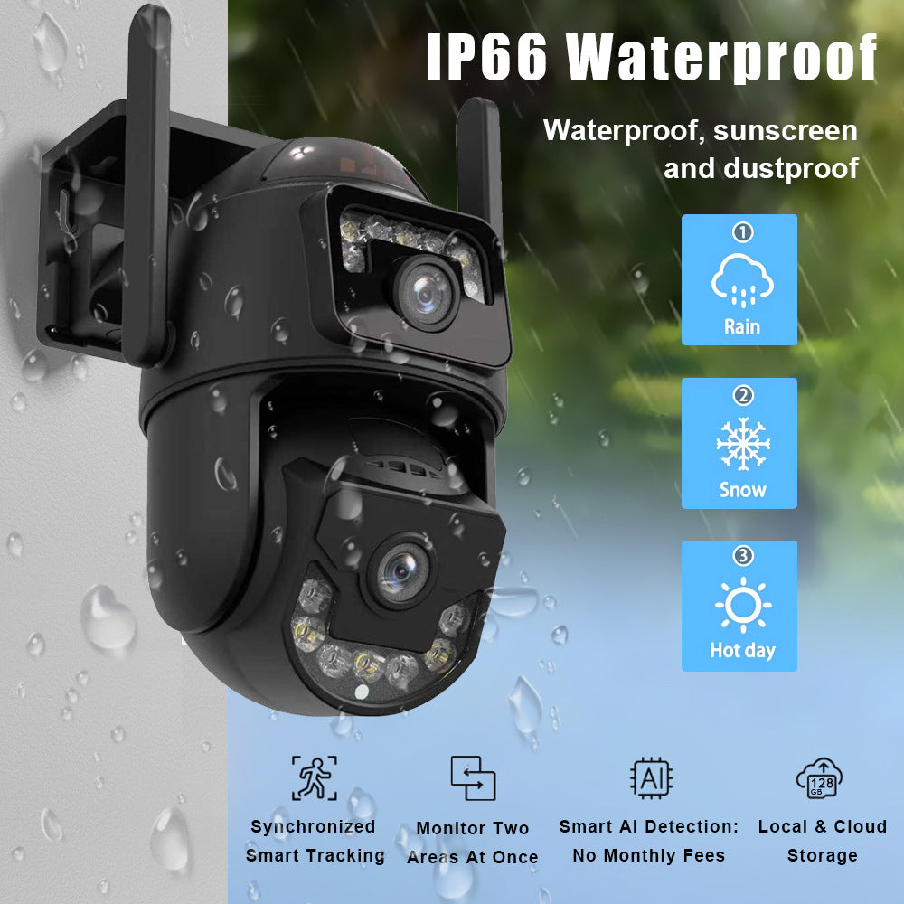 QL99All-weather recording waterproof solar-powered surveillance camera600High Definition Remote Intercom4G Surveillance Camera