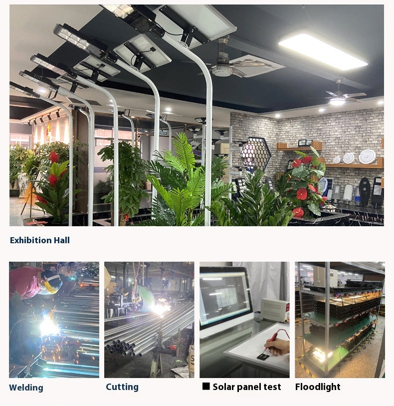 New 6m Countryside LED Solar Street Lights Waterproof Wall Lights for Garden Home Outdoor Explosion-Proof LED Lighting for Roads