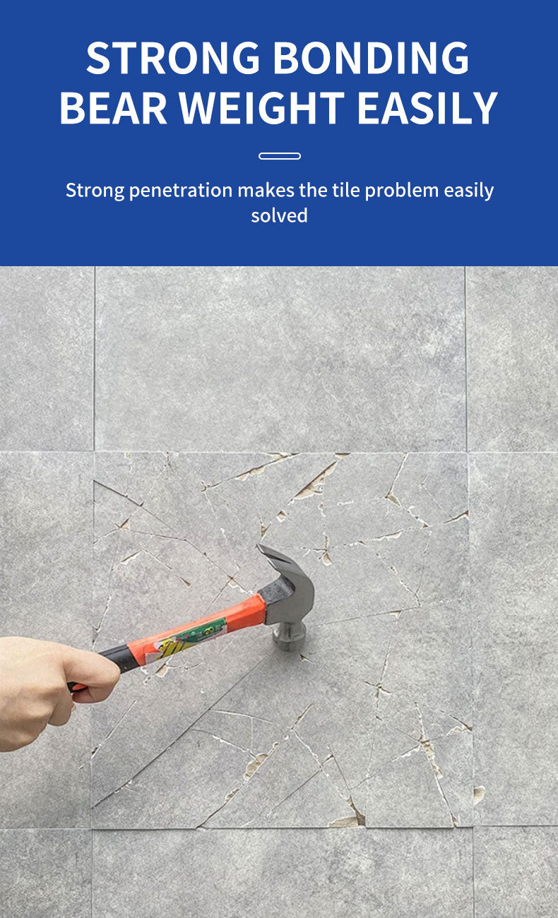 Tile Adhesive Cement Repair Floor Tile Hollow Drum Penetration Bonding Repair Wall Tile Falling Back Adhesive Strong Bonding Agent