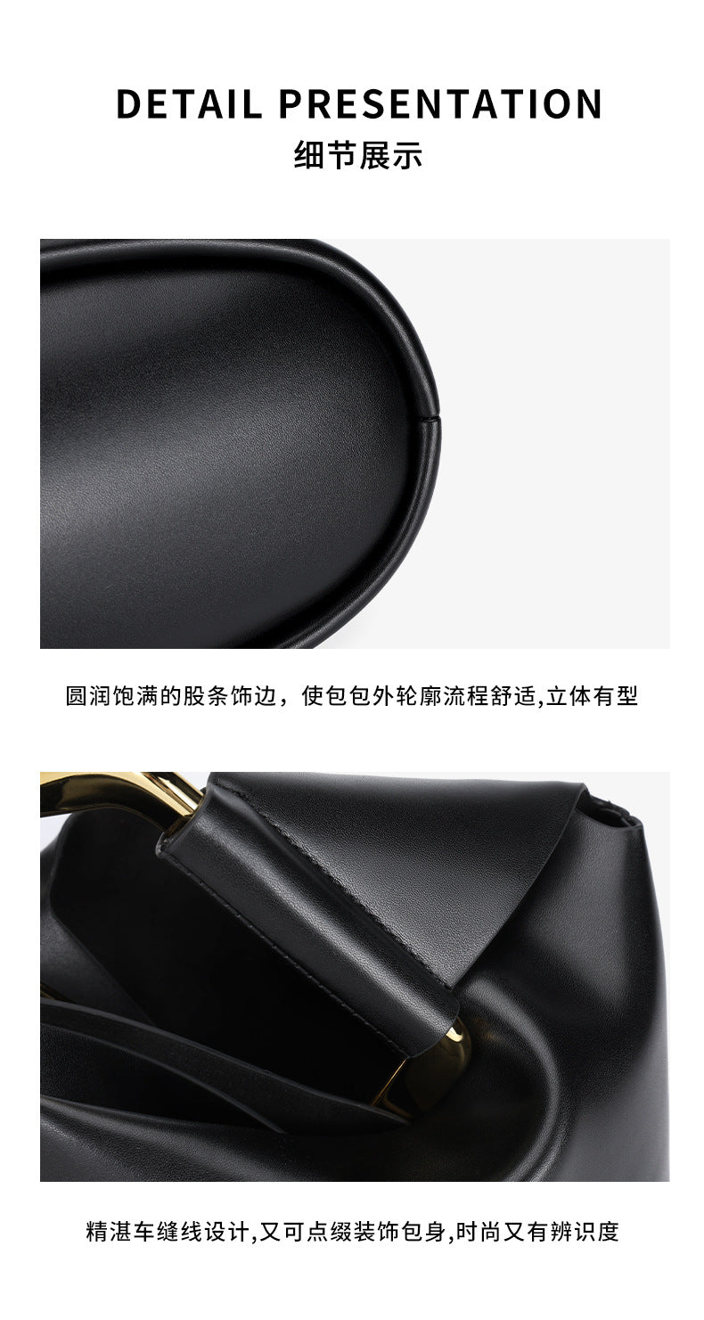 New Irregular Bucket Bag for Women, Large Capacity, Unique Acrylic, Niche Versatile Handbag, Fashionable Women's Bag