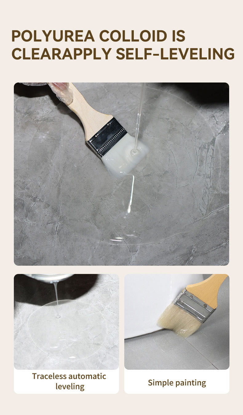 Baolisi Polyurea Transparent Waterproof Adhesive for Roofs, Facades, Tiles, and Bathrooms, Special Leak-Proof Coating