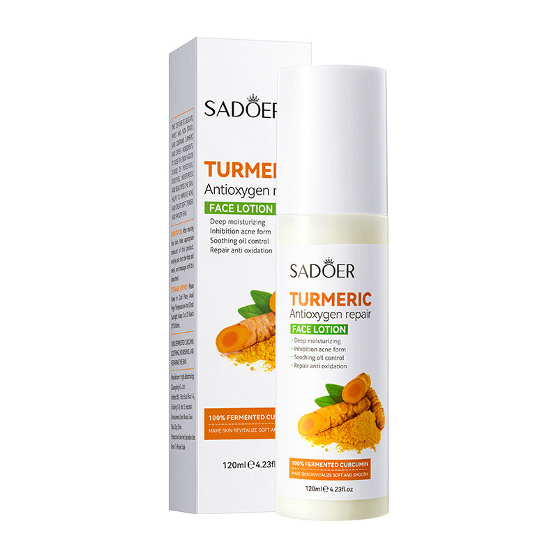 Turmeric Skincare Set SADOER Cleansing, moisturizing, hydrating five-piece set for  foreign trade wholesale