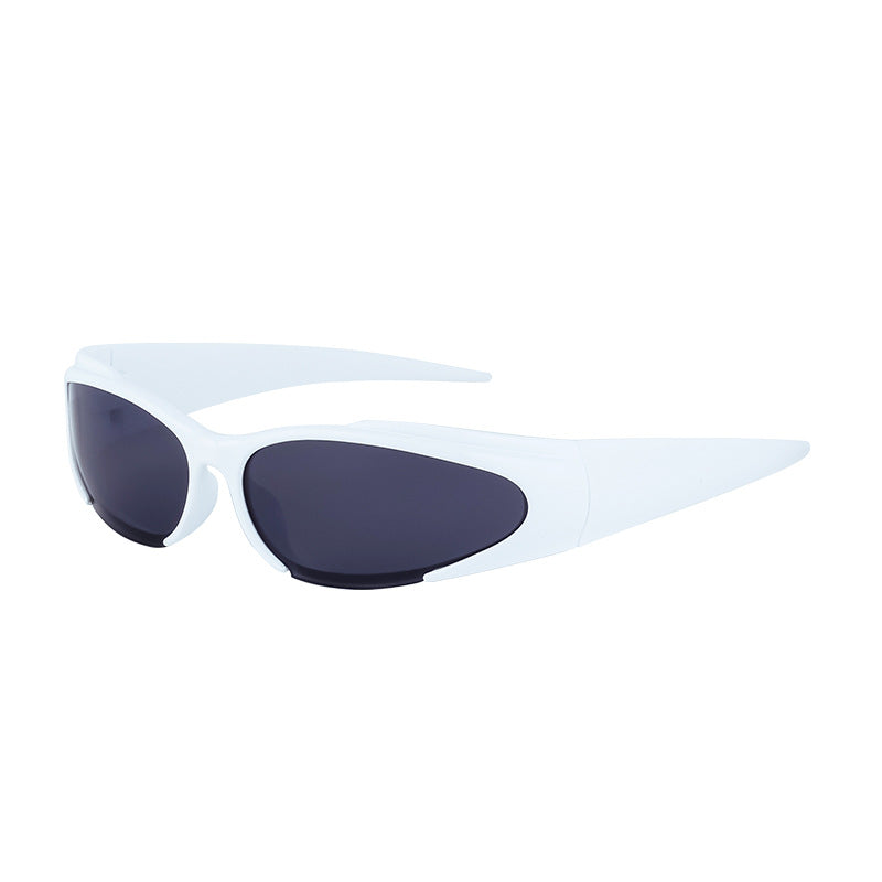 European and American Sports Windproof Cycling Sunglasses for Men and Women Sun Protection Personality Y2K Millennium Sunglasses Glasses Glasses