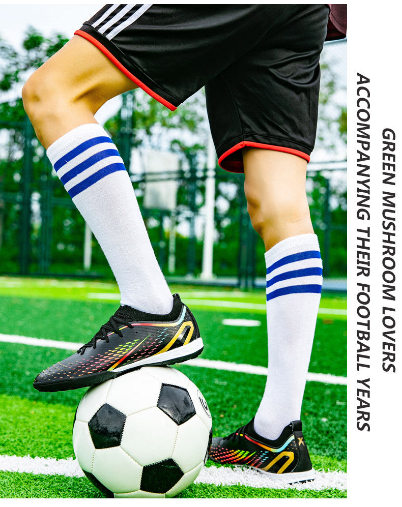 New Style Spike Soccer Shoes for Men, Students, Adults, Grass Training Long Spike Non-Slip Professional Competition Football Shoes