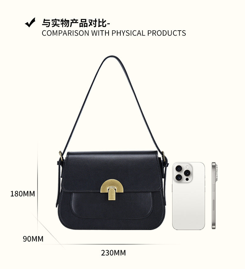 Light Luxury Niche Design Underarm Bag for Women2024Trendy New Spring and Autumn Fashion Tofu Bag Single Shoulder Crossbody Bag