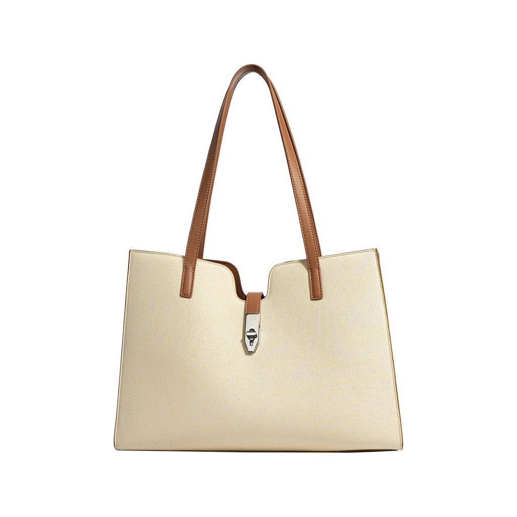 New Square Large Capacity Tote Bag Large Capacity Spring Summer Simple Fashion Women's Bag Commuting Versatile Shoulder Handbag