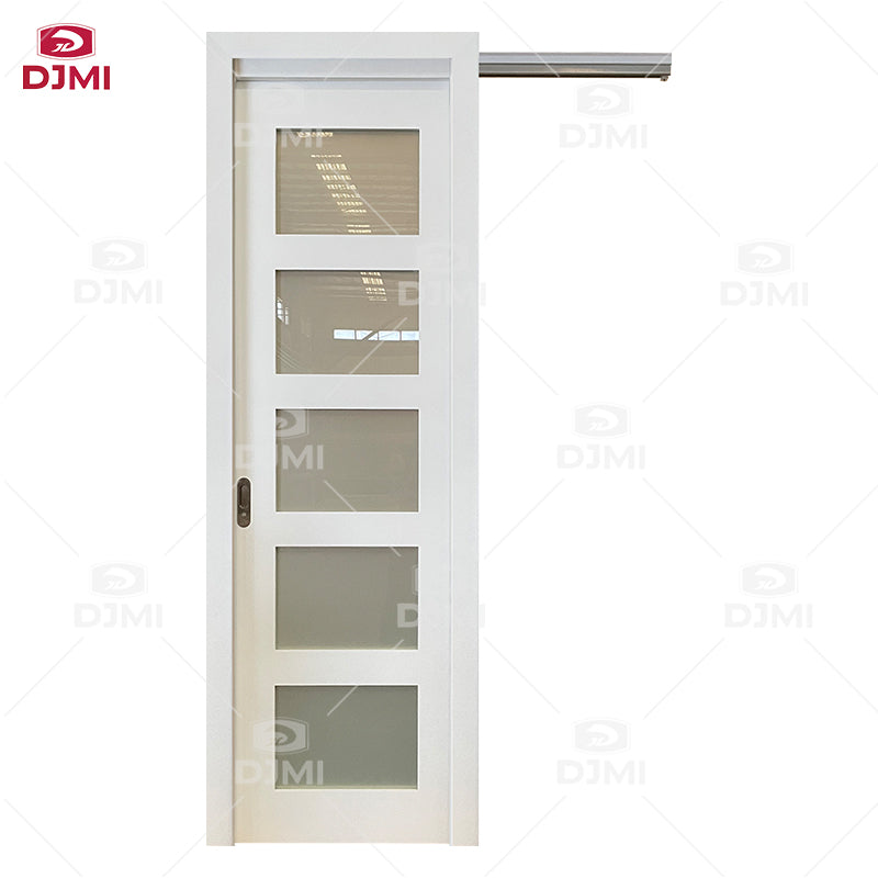 Sliding Pocket Door with Frame Hot Selling Pocket Door Slide System Interior Pocket Door Hardware