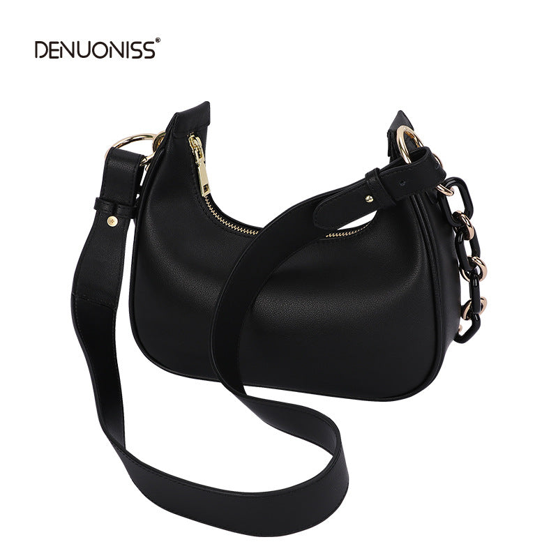 New Stylish Versatile Niche Crescent Handbag Personality Chain Underarm Bag Simple Fashion Single Shoulder Women's Bag