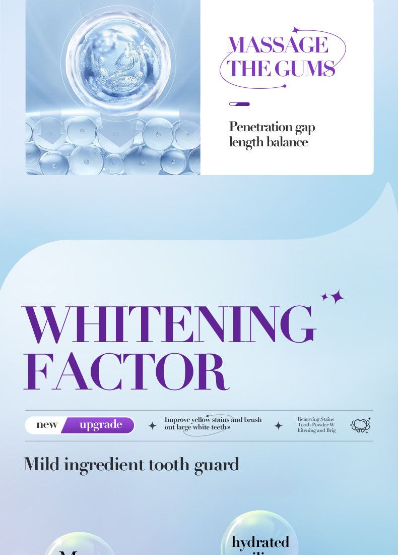 V34Toothpowder50g SADOER Whitening Deep Cleaning Whitening Teeth Cleaning Powder  Foreign Trade Wholesale