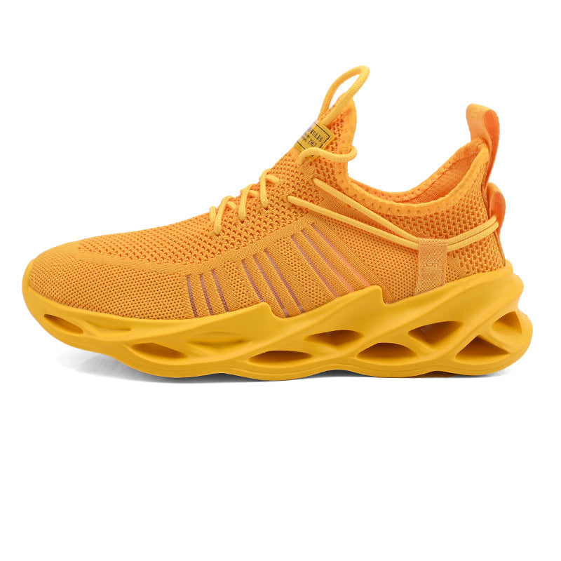Summer Youth Coconut Shoes for Middle and High School Students, Breathable Mesh Blade Edge, Wear-resistant, Non-slip Sports Running Shoes, Casual Trendy Shoes