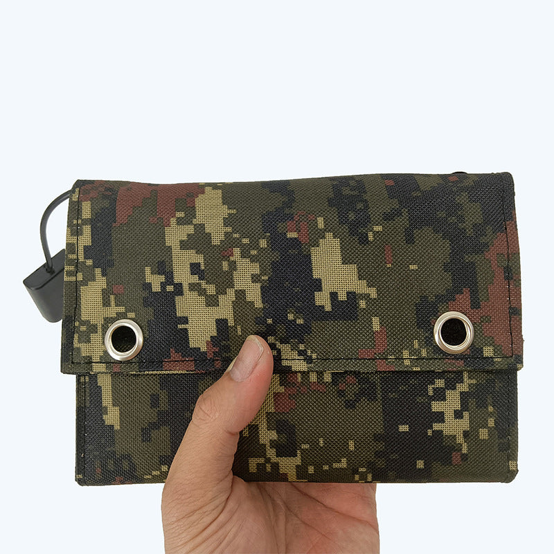 E-commerce 15W 5V USB Output Portable Solar Panel Outdoor Hiking Camping Solar Folding Bag