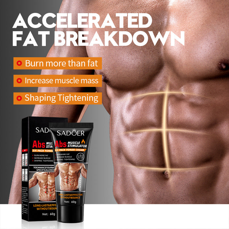 Men's Abdominal Shaping Heating Cream60g SADOER Waist and abdomen slimming cream  wholesale