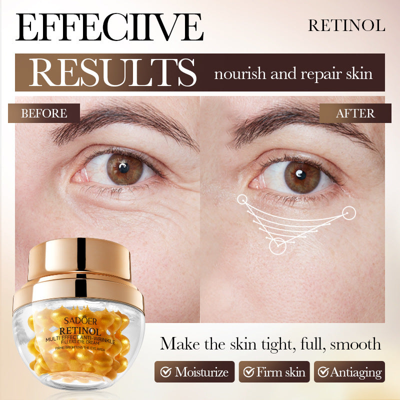Retinol Anti-Wrinkle Eye Cream35g SADOER Moisturizing, hydrating, and firming cream cross-border foreign trade wholesale