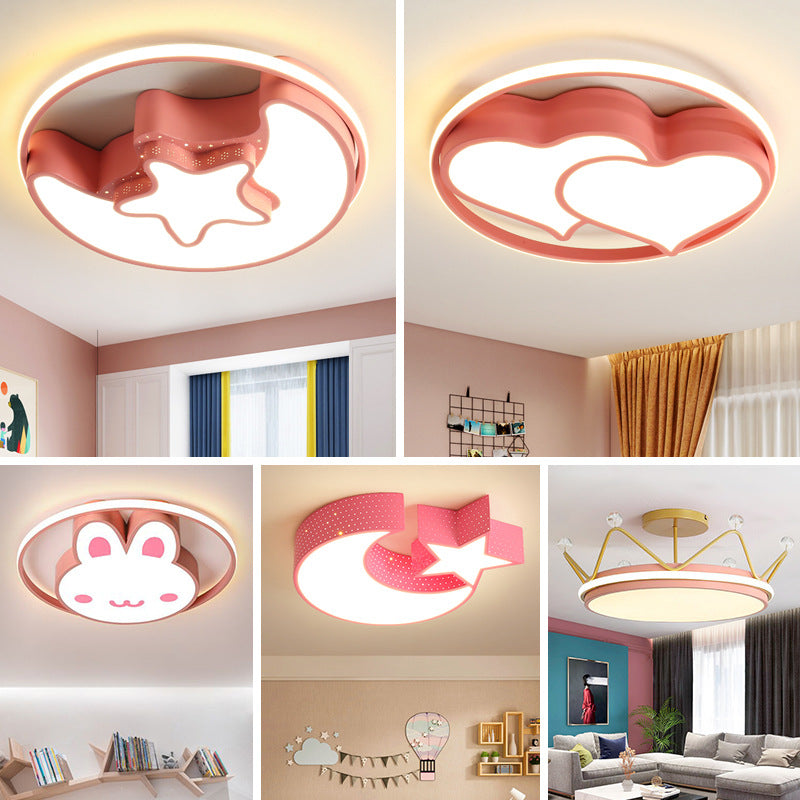 Creative Children's Lamp Bedroom lamp cartoon ceiling light modern minimalist LED Eye Protection Room Lamp Zhongshan Lighting Wholesale