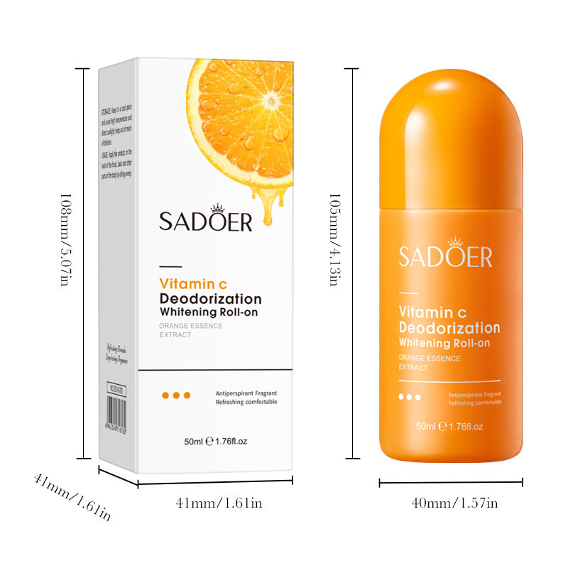 VC Whitening Antiperspirant Roll-On SADOER Brightening Underarm Deodorant Roll-on  Wholesale