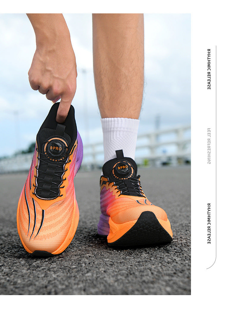2025New Red Rabbit9pro Running Shoes Fashion Casual Carbon Plate Racing Running Shoes Double Layer Mesh Ultra Light Sports Shoes