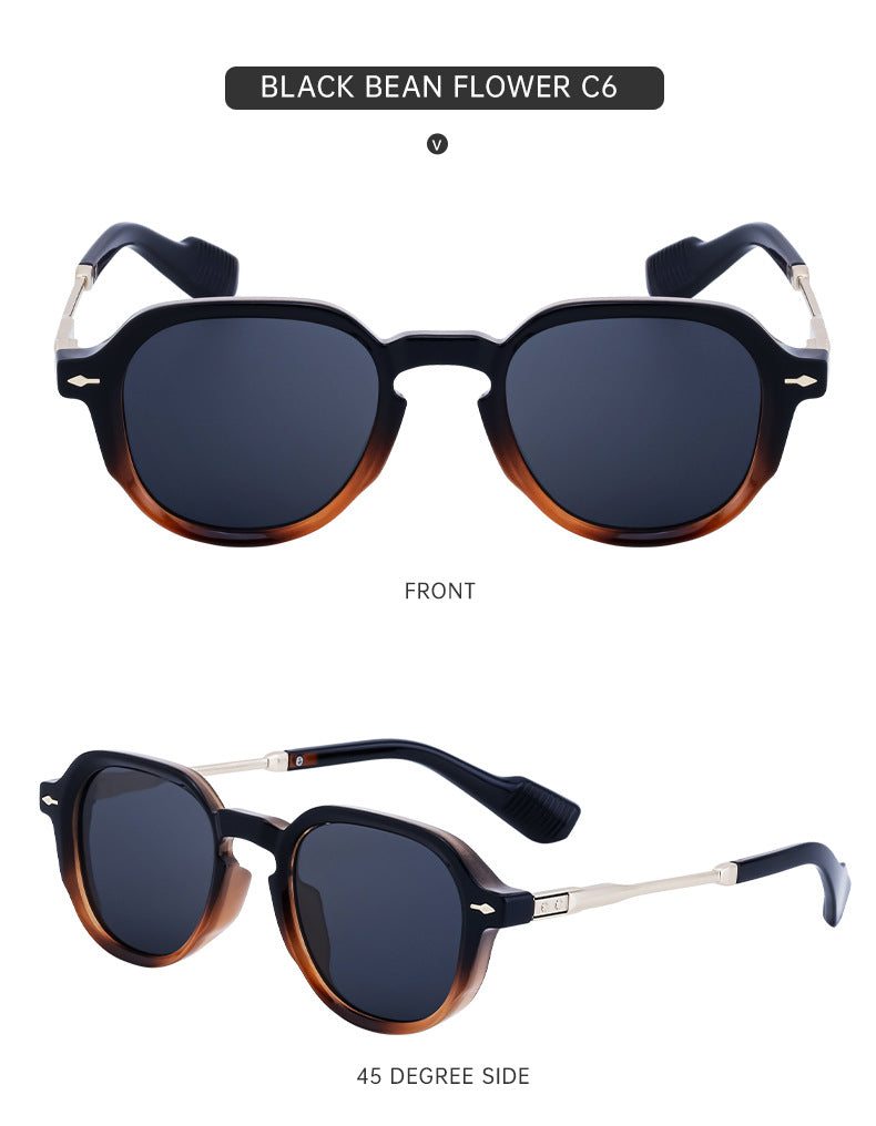 Leopard Print Vintage Sunglasses for Women, European and American Style Small Square Frame Sunglasses, Outdoor Street Photography Sun Protection Glasses sunglasses