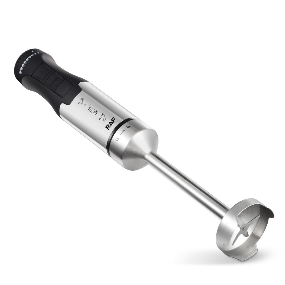 RAF EU Standard Portable Household Food Blender Handheld Electric Stainless Steel Cooking Stick Mixer383