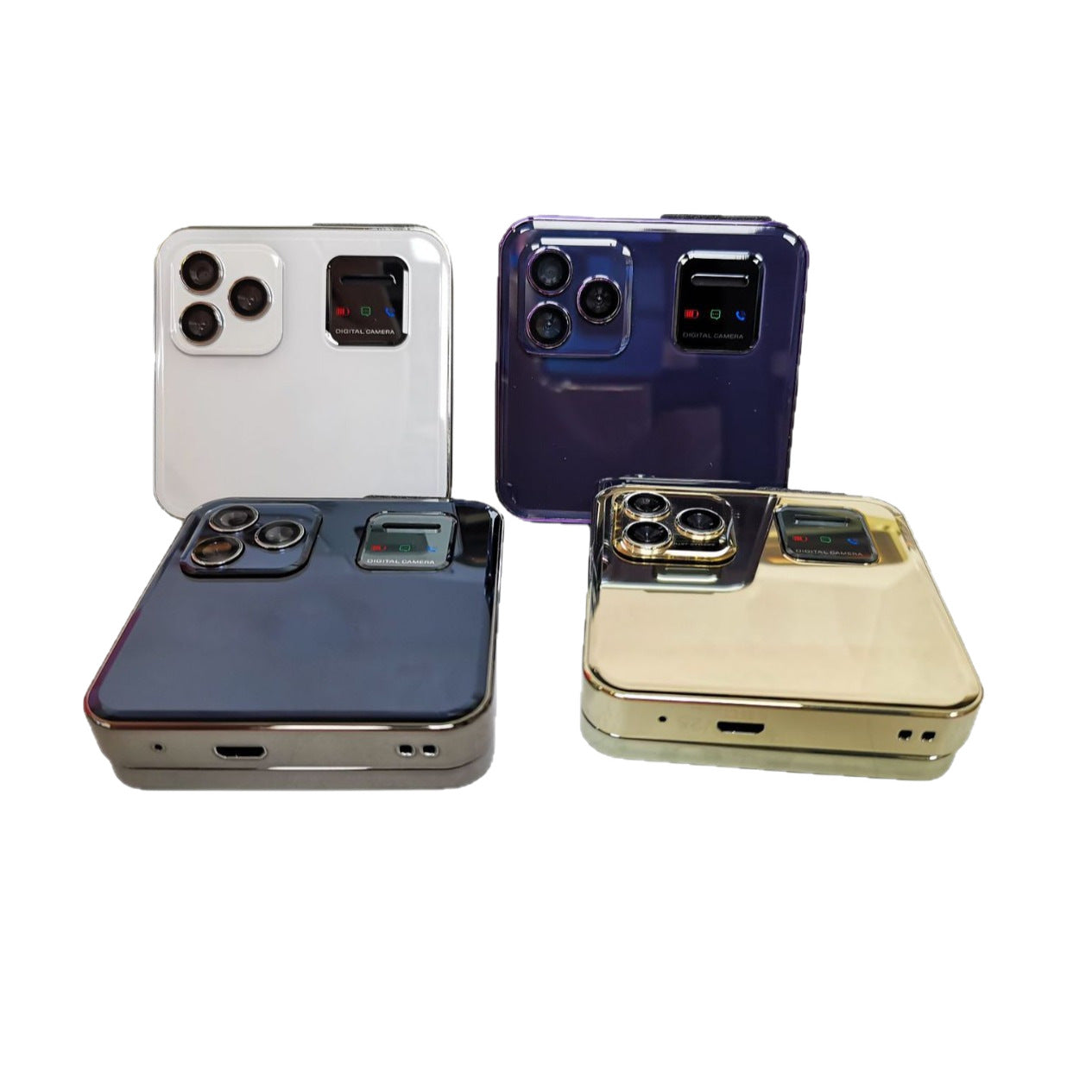 New i19pro Dual SIM Mobile Non-Smartphone,Rotating Phone Buttons for Elderly2G Mobile phone